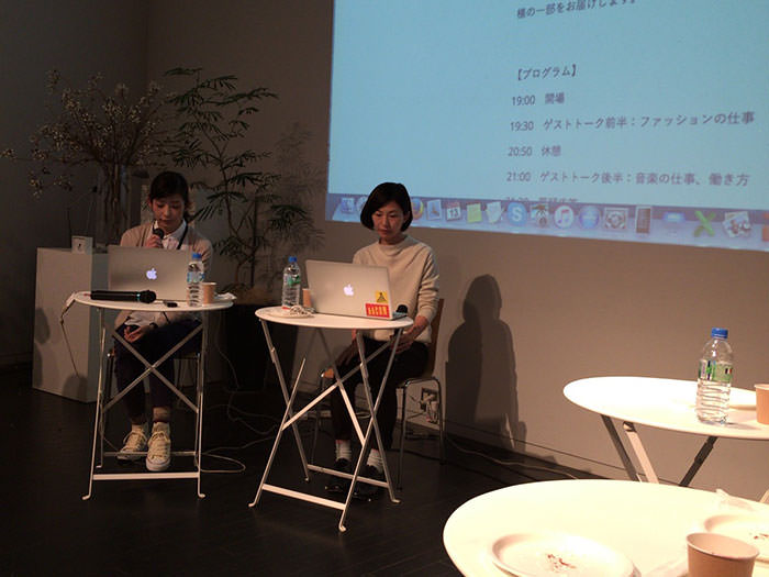 進行役の土屋綾子さんと、神谷衣香さん。