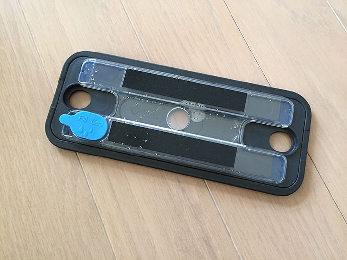 水拭きモード用のアタッチメント。ここに水を入れて使用します。