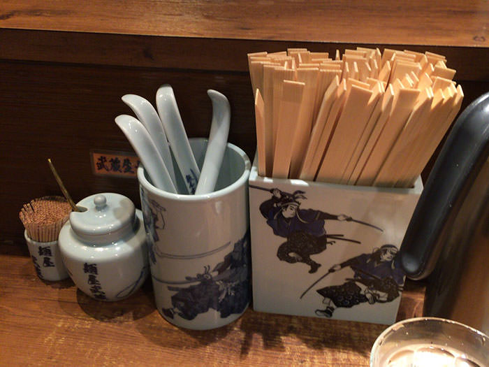 卓上の小物もオリジナルでかっこよかった。