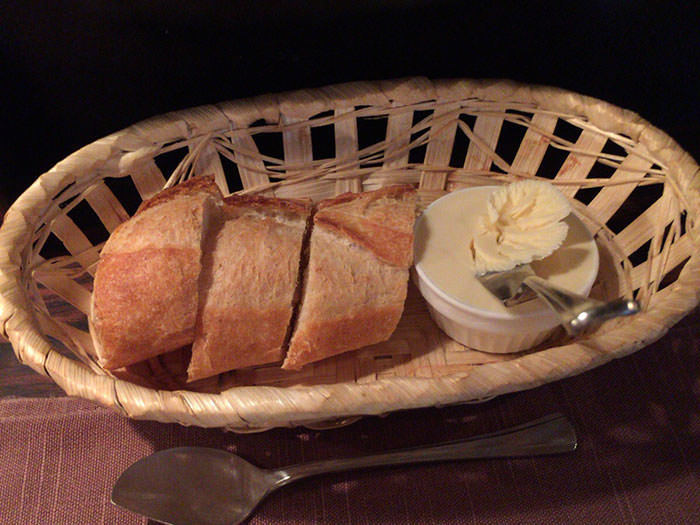バターが不思議な風味