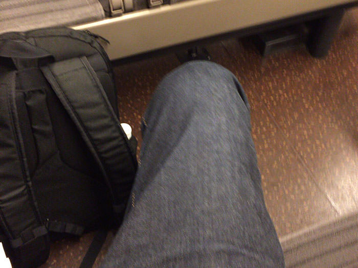 写真だと伝わりにくいけど、相当余裕があります。