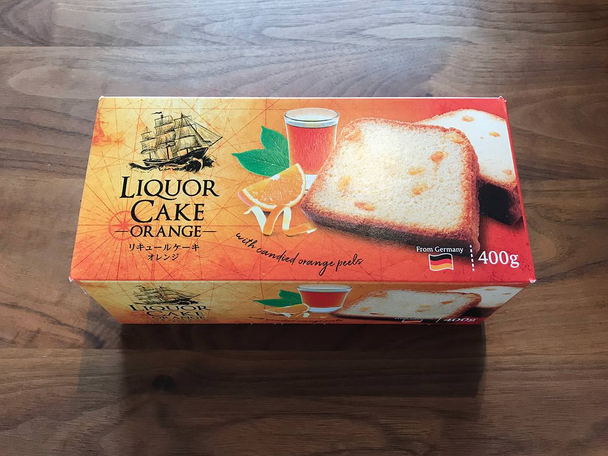業務スーパー オレンジのリキュールケーキ